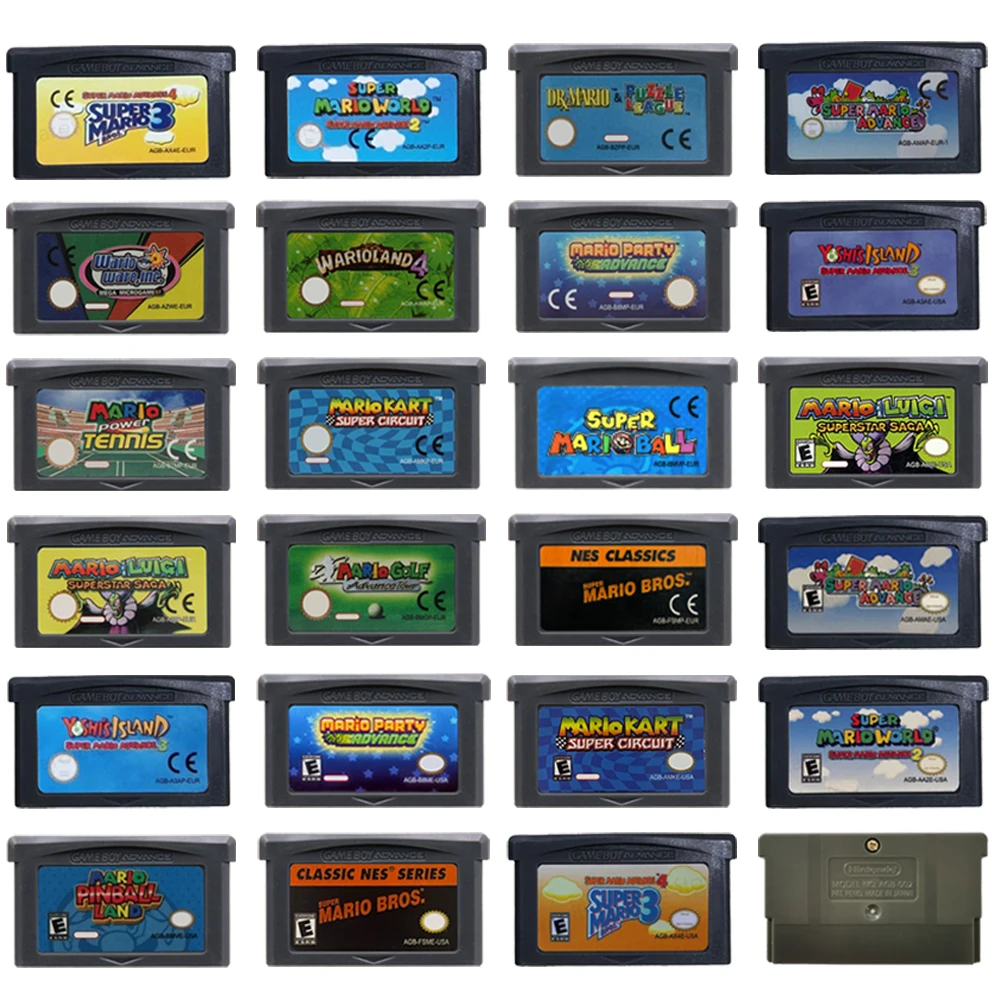 Gaming Console Video - •GBA 게임 카트리지 32비트 비디오 게임