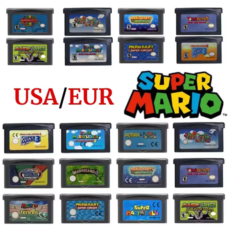 Gaming Console Video - 1~7개입 미국산 32비트 GBA 게임 카트리지