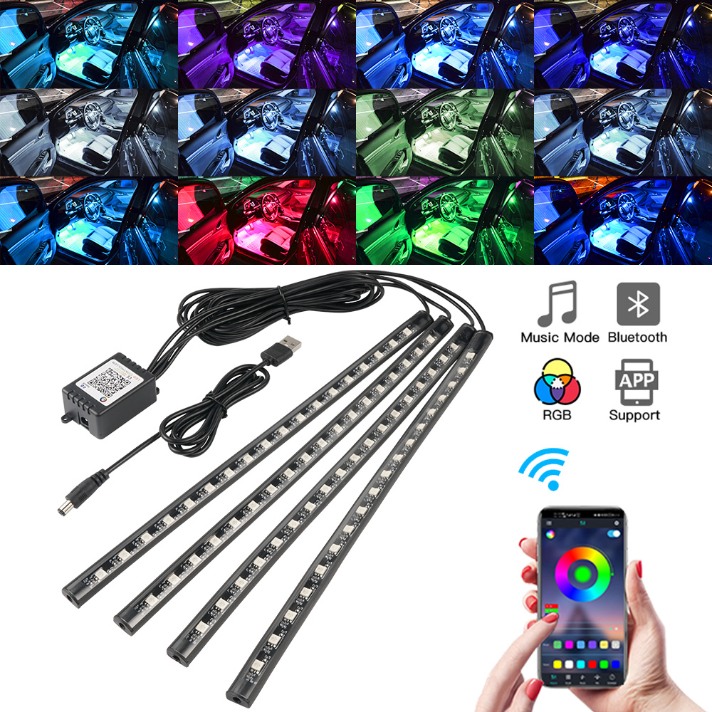 Led Gaming Light Strip - 네온 LED 자동차 실내등 APP 음악
