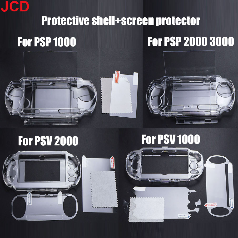 Gaming Console With Tv - PSP1000 2000 3000 PSV2000 투명 커버
