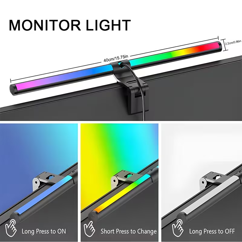 USB 전원 LED 모니터 라이트 바, RGB 색상 변 - Led Gaming Light Strip 리뷰 및 가격