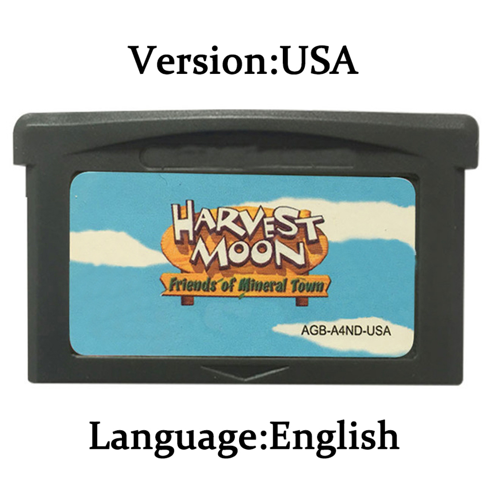￠Harvest Moon GBA 게임 카트리지 32비트 - Gaming Console Video 리뷰 및 가격