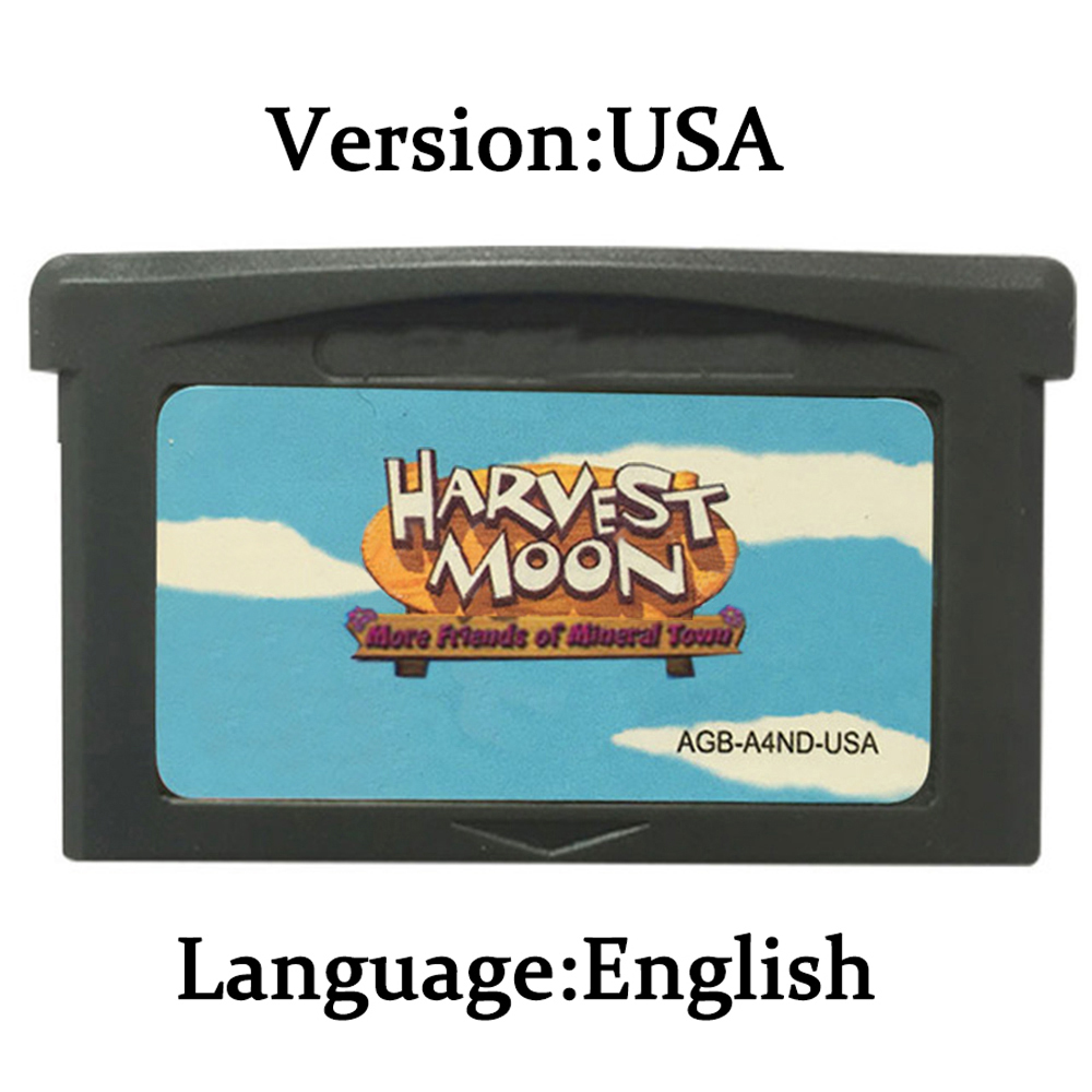 ￠Harvest Moon GBA 게임 카트리지 32비트 - Gaming Console Video 리뷰 및 가격