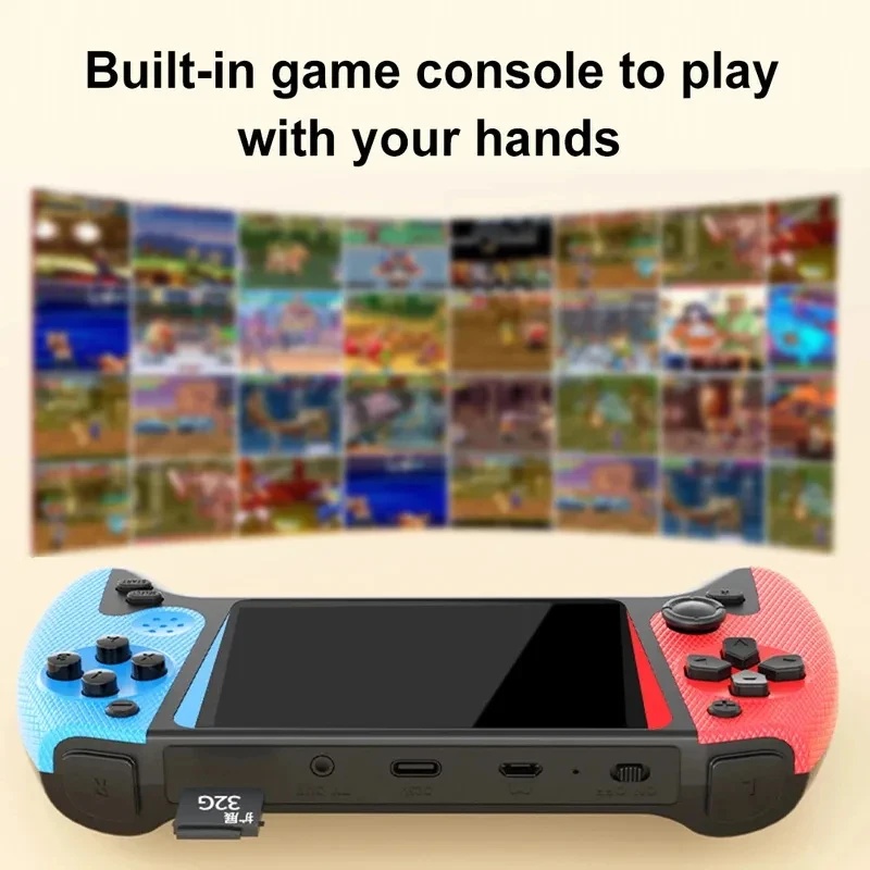 레트로 스타일의 휴대용 게임 콘솔, 3.5인치 LCD  - Gaming Console For Kids 리뷰 및 가격