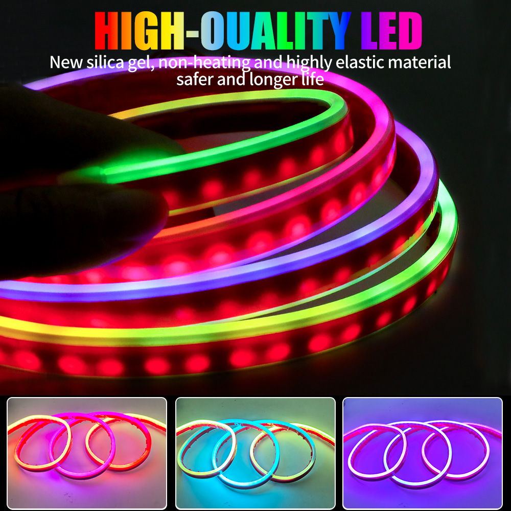 RGB 동적 스캔 시작 DRL 주간 주행 등 스트립 방 - Led Gaming Light Strip 리뷰 및 가격