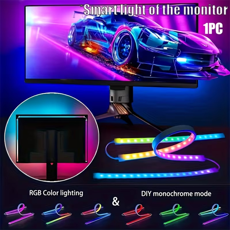 RGB 게이밍 라이트 스트립 모니터 백라이트 LED 디 - Led Gaming Light Strip 리뷰 및 가격
