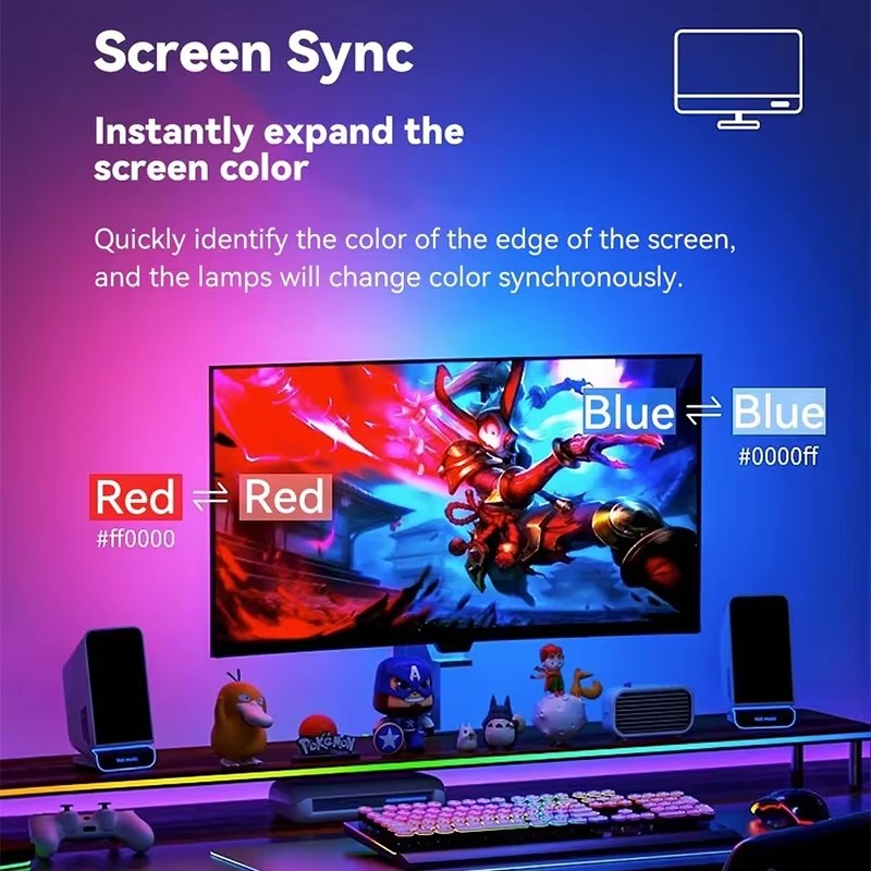 RGB 게이밍 라이트 스트립 모니터 백라이트 LED 디 - Led Gaming Light Strip 리뷰 및 가격