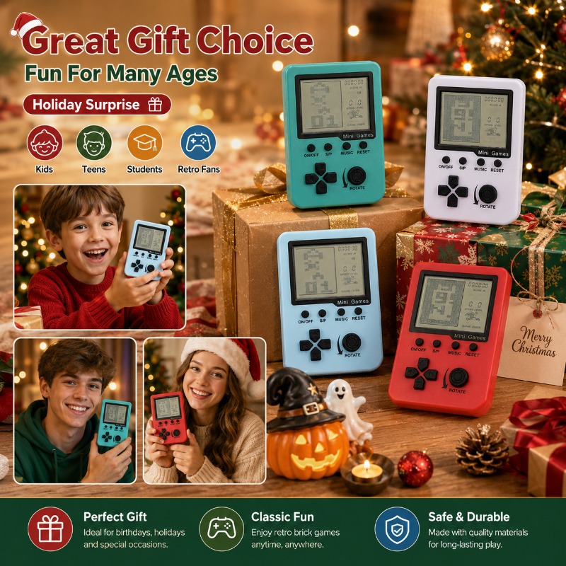 휴대용 클래식 테트리스 미니 게임 콘솔 3.5인치 대형 - Gaming Console For Kids 리뷰 및 가격