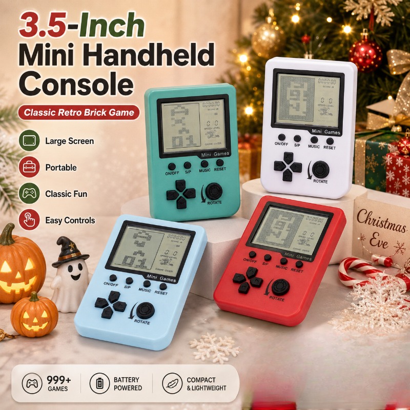 휴대용 클래식 테트리스 미니 게임 콘솔 3.5인치 대형 - Gaming Console For Kids 리뷰 및 가격