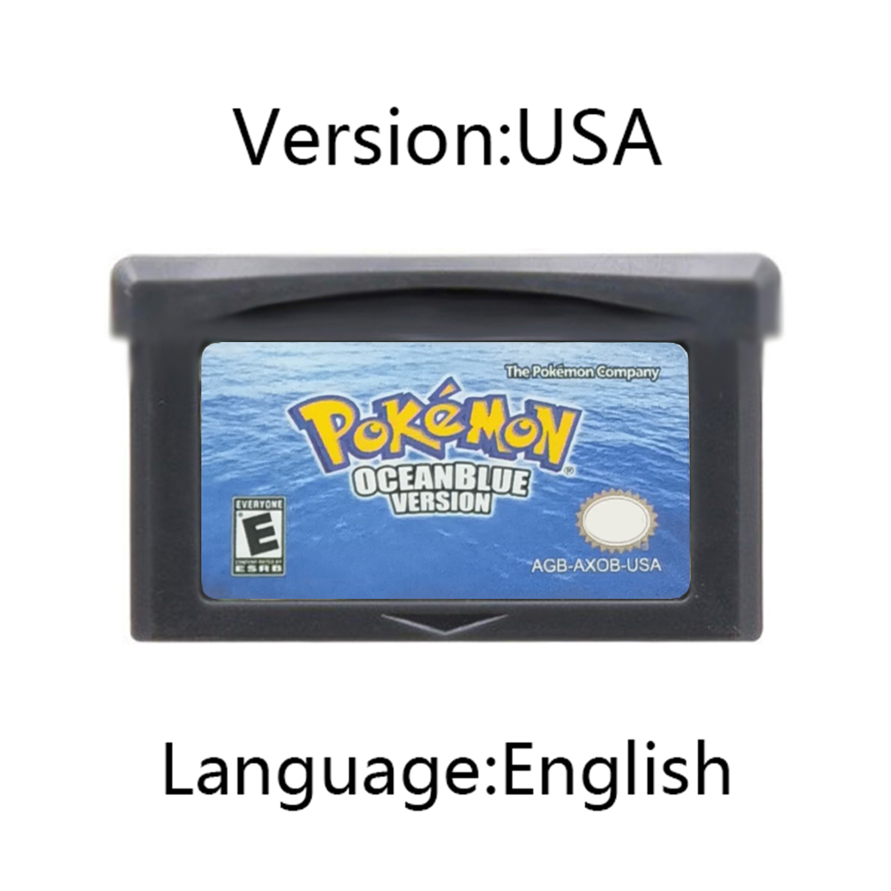 GBA 포켓몬 게임 카트리지, 32비트, 애쉬 그레이, - Gaming Console Video 리뷰 및 가격