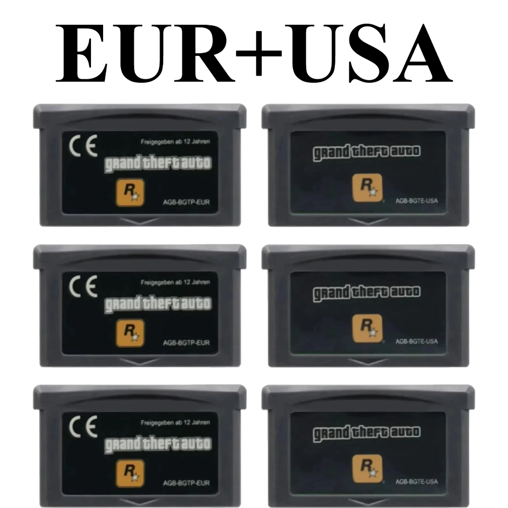 2가지 스타일 미국/유럽 GBA 게임 카트리지 32비트 - Gaming Console Video 리뷰 및 가격