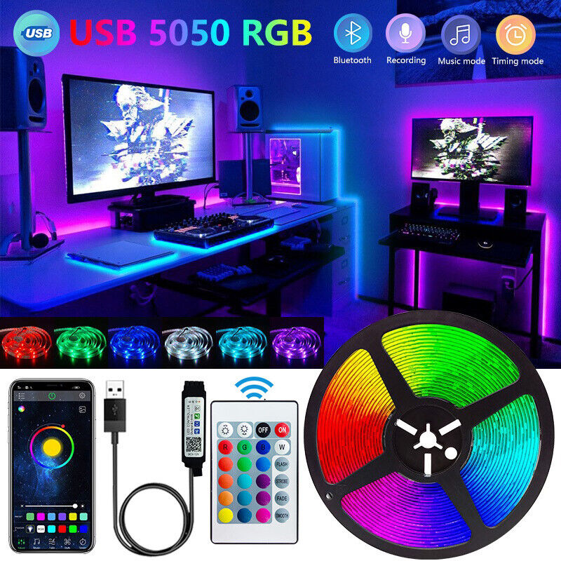 블루투스 LED 조명 스트립, 스마트 앱 리모컨, 유연 - Led Gaming Light Strip 리뷰 및 가격