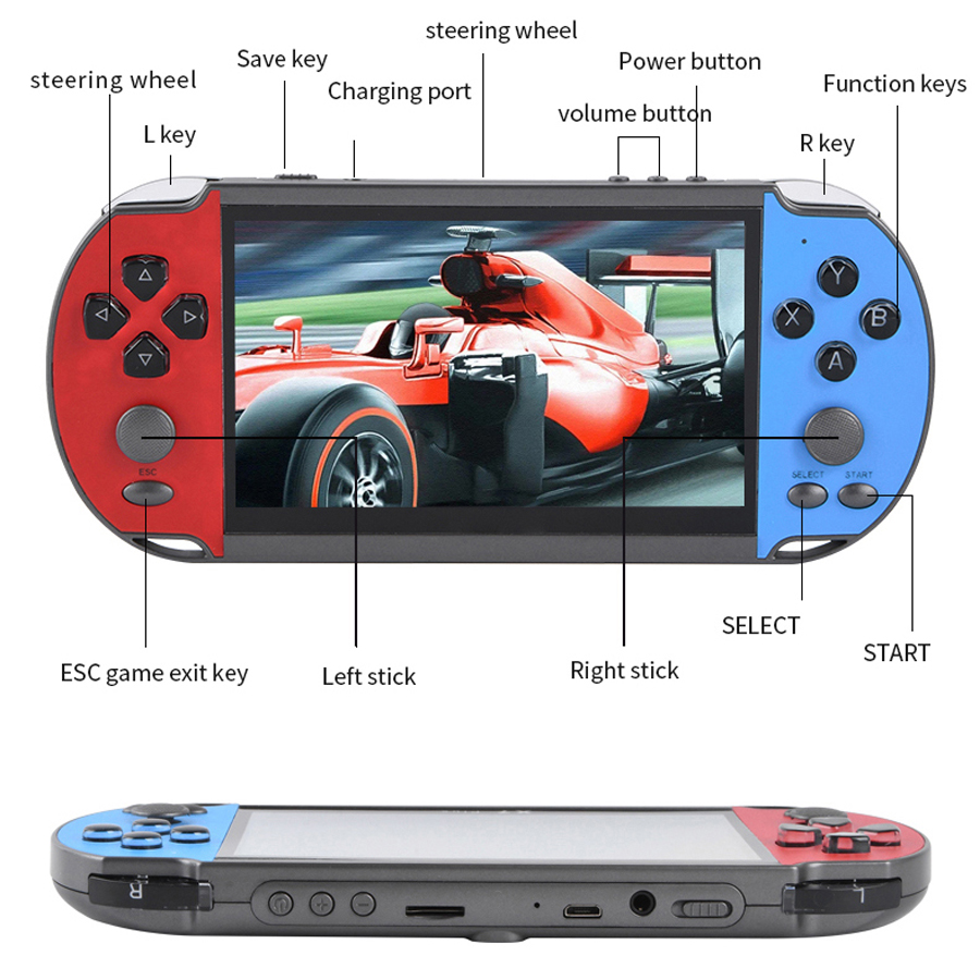 휴대용 핸드 헬드 비디오 게임 TV 레트로 비디오 게임 - Gaming Console For Kids 리뷰 및 가격