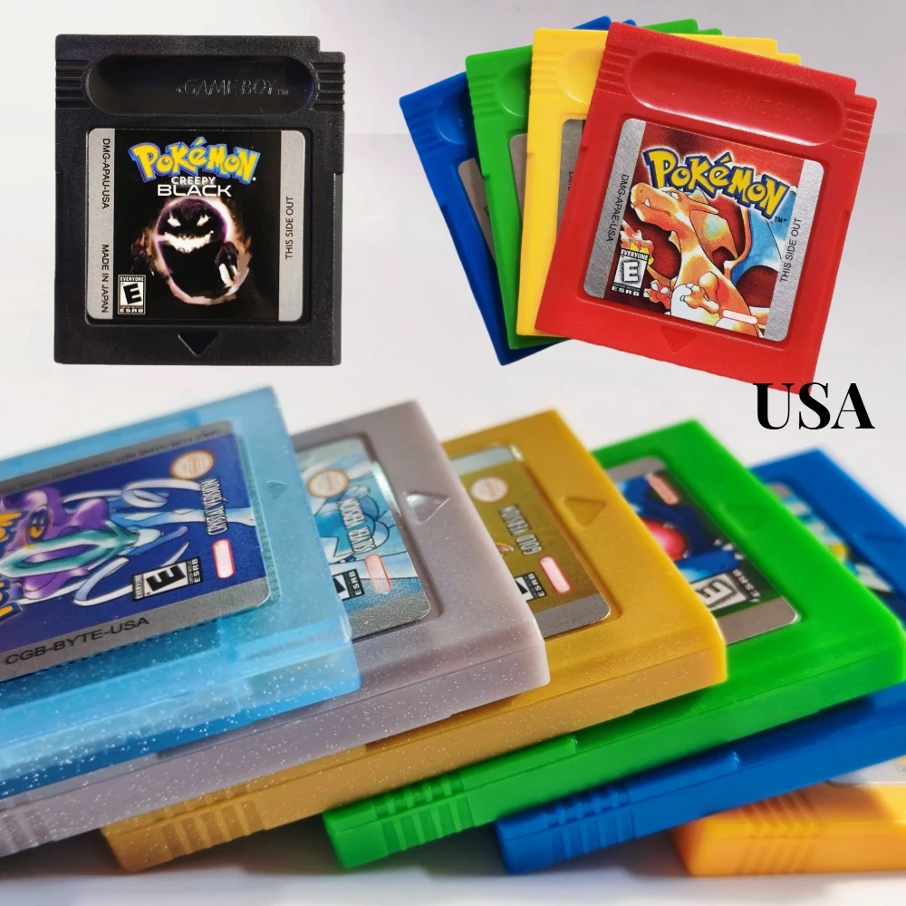 GBC 포켓몬 시리즈 게임 카트리지 블랙 화이트 제네시 - Gaming Console Video 리뷰 및 가격