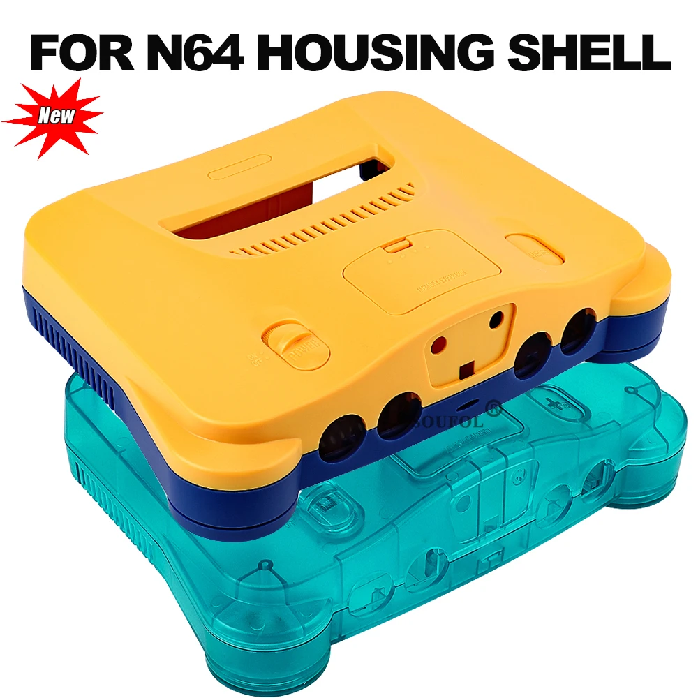 N64 레트로 비디오 게임 교체 하우징 쉘 용 한정 노 - Retro.Gaming Console Yellow 리뷰 및 가격