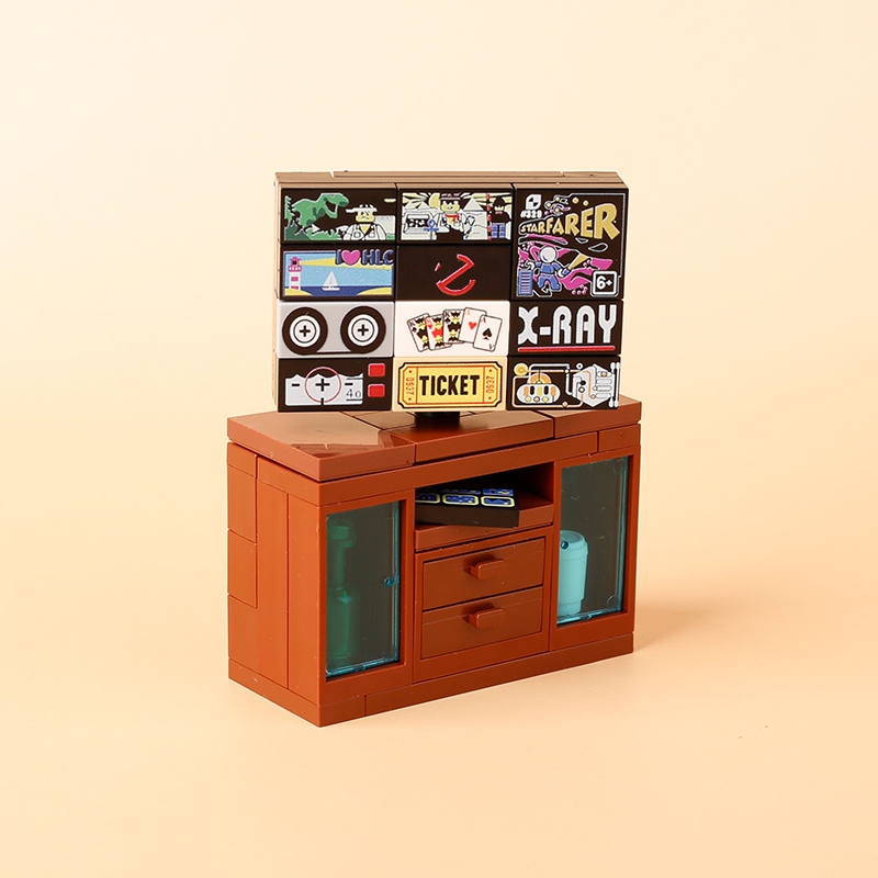 MOC 게임 콘솔 컴퓨터 모델 빌딩 블록 미니 TV 게 - Gaming Console For Kids 리뷰 및 가격