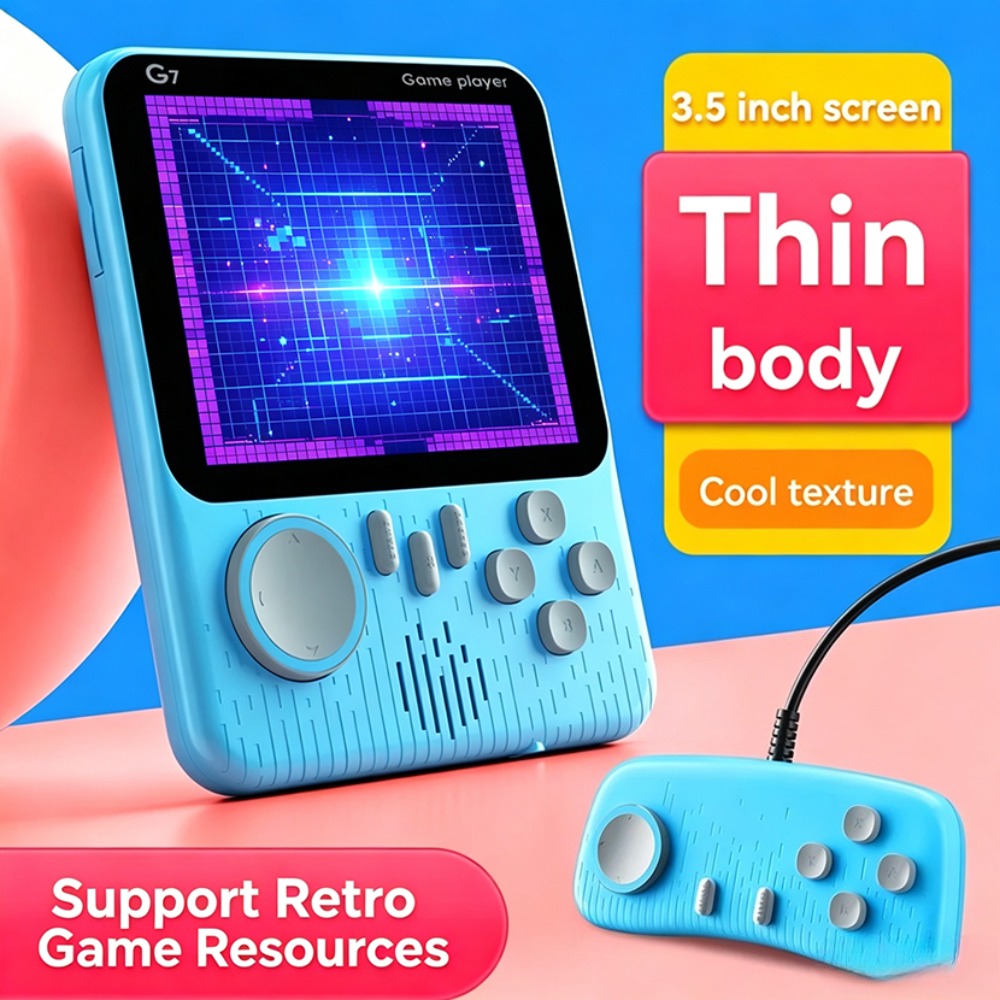 G7 휴대용 레트로 핸드헬드 게임 콘솔 3.5인치 LC - Gaming Console For Kids 리뷰 및 가격