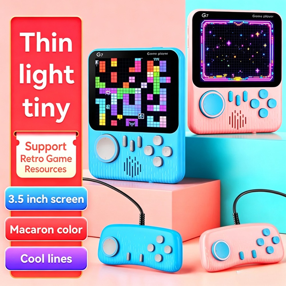 G7 휴대용 레트로 핸드헬드 게임 콘솔 3.5인치 LC - Gaming Console For Kids 리뷰 및 가격