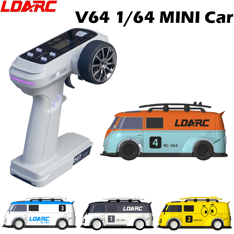1:64 LDARC V64 미니 원격 조종 버스 어린이 - Gaming Console In Car 리뷰 및 가격